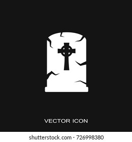 Tombstone vector icon