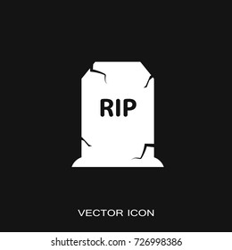 Tombstone vector icon