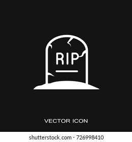 Tombstone vector icon