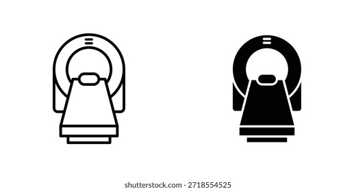 Tomography icon design collection. Vector sign and symbol for UI designs