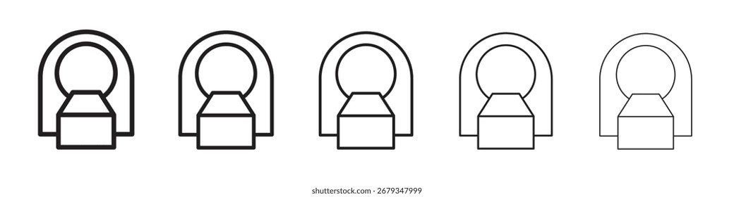 Tomography icon design symbol collection for graphic design. EPS 10