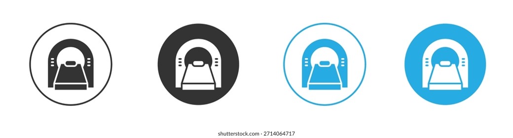 Icono de tomografía. Plantilla de diseño de iconos gráficos