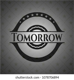  Tomorrow dark emblem. Retro