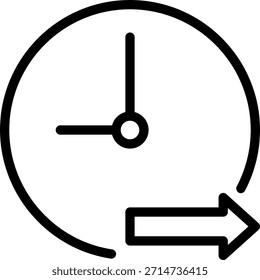 Illustration für das Symbol von morgen