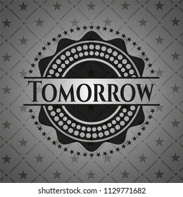 Tomorrow realistic dark emblem