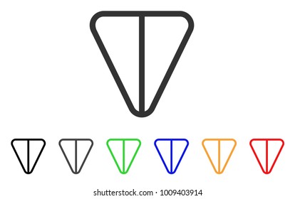 Ton Currency icon. Vector illustration style is a flat iconic ton currency symbol with gray, yellow, green, blue, red, black color versions. Designed for web and software interfaces.