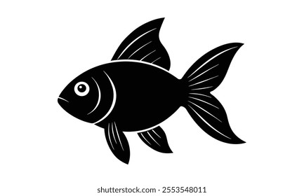 Tona fish vector design silhouette for t shirt design