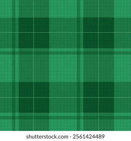Tonal symmetric winter plaid pattern