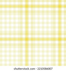 Funda amarillo tonificante. Patrón de tartán vectorial sin foco adecuado para la moda, la decoración del hogar y el estacionario.