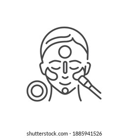Tone base line color icon. Sign for web page, mobile app