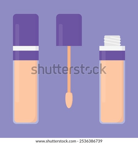 Tone Concealer vector icon. Concealer Make up vector illustration. cosmetic concealer
