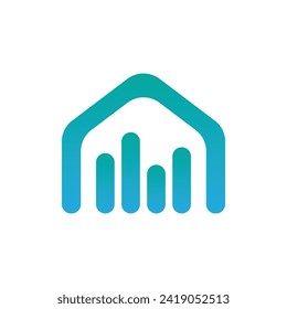 tone house logo vector design.