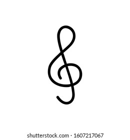 tone icon music icon vector illustration logo template for many purpose. Isolated on white background