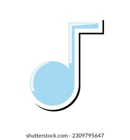 Icono de tono vector, ilustración vectorial gráfico del tono, reproductor de música, adecuado para la aplicación del reproductor de música, tonos de llamada, tono, señal de música, etc.