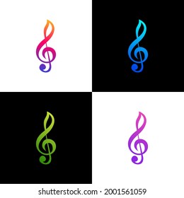 Tone Music Gradient Color simple and colorful is perfect for your business symbol