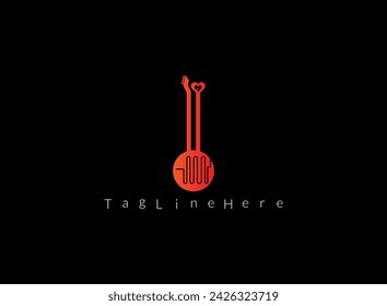 Tone music icon design. Note music icon in trendy flat style design. Vector illustration.