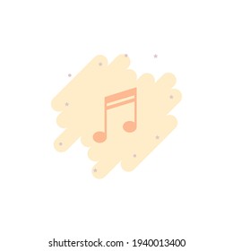 Tone Music Icon Design. Vector Illustration
