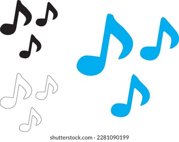 Tone music icon design . Vector illustration . 