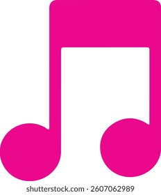 tone music icon, logo design. music sign vector art illustration isolate on white background