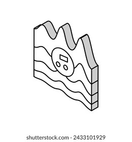 tone music isometric icon vector. tone music sign. isolated symbol illustration
