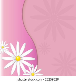 Tone on tone flower background