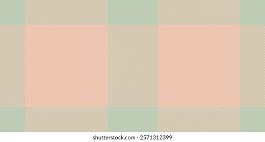 Tone pattern tartan vector, yard textile fabric background. Top texture check seamless plaid in pastel and light colors palette.