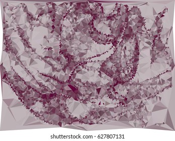 Toned monochrome mosaic background. Design element for book covers, presentations layouts, title and page backgrounds. Vector clip art.