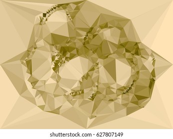Toned monochrome mosaic background. Design element for book covers, presentations layouts, title and page backgrounds. Vector clip art.