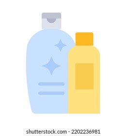 Toner flat icon. Hyaluronic acid gel. Beauty Cosmetic and Facial treatment. For presentation, graphic design, mobile application or UI. Vector Illustration.