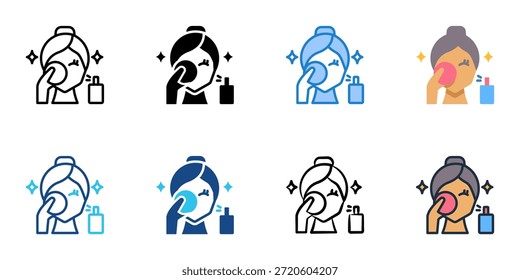 Los iconos de tóner establecen una colección de estilos múltiples. Trazo editable 
