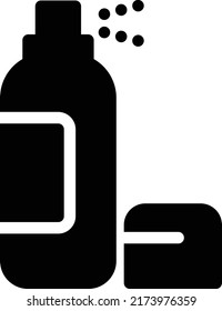 Toner-Vektorgrafik auf transparentem Hintergrund. Hochwertige Symbole. Glyphen Vektorsymbole für Konzept und Grafikdesign. 
