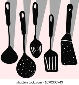 Toner,Kitchen accessories illustration