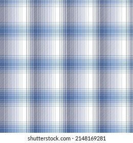 Tones blue blurred shirting plaid  Seamless vector tartan pattern suitable for fashion  home decor   stationary 