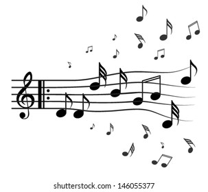 Tones and treble clef
