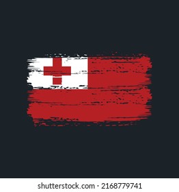 Tonga Flag Brush. National Flag
