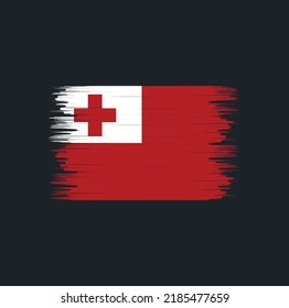 Cepillo de bandera de Tonga. Bandera nacional