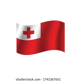 Tonga   flag . Simple vector. National flag of Tonga   