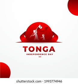 Tonga Independence Day Background Design