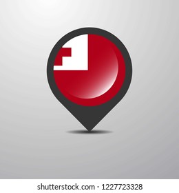 Tonga Map Pin