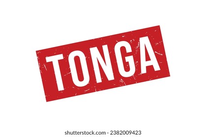 Tonga Rubber Stamp Seal Vector