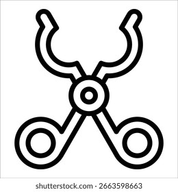 Elemento Tongs Icon Para Design