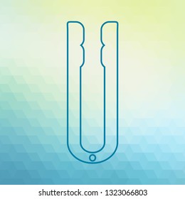 Tongs icon vector