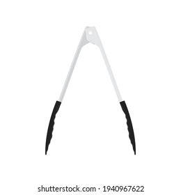 Tongs Vector, Food Tongs Icon, Vector Illustration Background