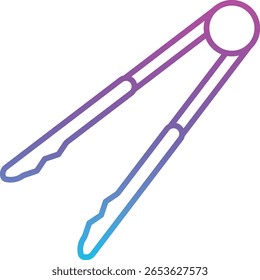 Icono de Vector de las pinzas. Se puede utilizar para aplicaciones de impresión, móviles y de Web.