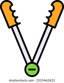 Tongs Vector Icon Design Symbol