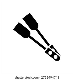 Plantilla de línea de iconos de Vector de pinzas