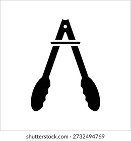 Plantilla de línea de iconos de Vector de pinzas