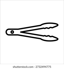 Plantilla de línea de iconos de Vector de pinzas