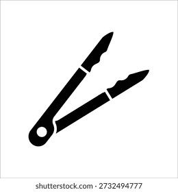 Plantilla de línea de iconos de Vector de pinzas