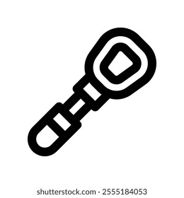 tongue cleaner icon. vector line icon for your website, mobile, presentation, and logo design.